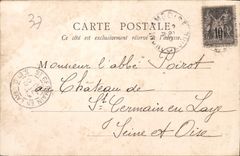 CPA Amboise Le Chateau Carte 1900