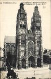 CPA Tours Le Cathedrale St Gatien XII 