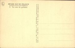 CPA Musee ile de France Saint Jean Cap Ferrat Un coin de parterre 