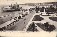 CPA Nice Les Jardins et le Palais de la Jetee 