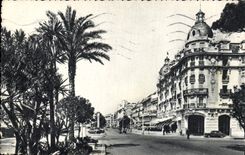 CPA Nice Entree de la Promenade des Anglais Hotel Ruhl 