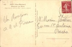 CPA Nice Alpes Maritime Monument aux Morts