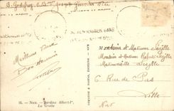 CPA Nice Jardins Albert La Grotte 