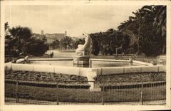 CPA Cote D'Azur Cannes Les Jardins 