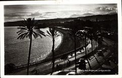 CPA Nice a Baie des Anges au crepuscule 
