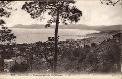 CPA Cannes Panorama pris de la Californie 