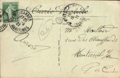 CPA Cannes Panorama pris de la Californie 