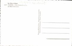 CPA Cannes Vue Ensemble prise du Mont Chevalier 