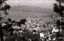 CPA Cannes vue generale prise se Super Cannes 