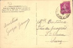 CPA Chateau d'Amboise Port de la Chapelle St Hubert construite par Charles VII au XV siecle et remar