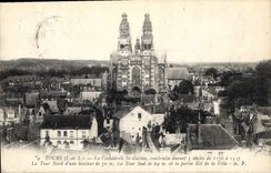 CPA Tours La Cathedrale St Gatien 