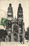 CPA Tours Cathedrale St Gatien 