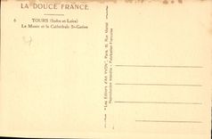 CPA Tours le Musee et la Cathedrale St Gatien 
