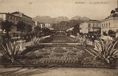 CPA Menton Les Jardins du Carei 