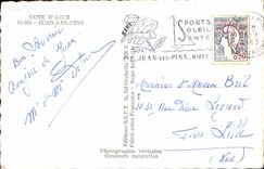 CPA Cote d'Azur Juan Les Pins 