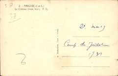 CPA Amboise Le Chateau 