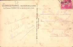CPA Le Chateau d'Amboise vu des bords de la Loire