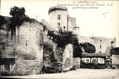 CPA Loches Ensemble de la Tour Louis XI et du Martelet 
