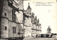 CPA Loches Chateau Royal Facade Renaissance 