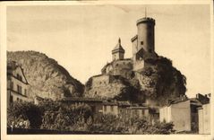 CPA Foix Ariege Le Rocher et le Chateau 
