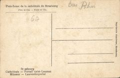 CPA Plateforme de la Cathedrale de Strasbourg