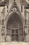 CPA Strasbourg Portail de l'Eglise St Pierre 