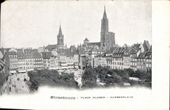 CPA Strasbourg Place Kleber Kleberplatz 
