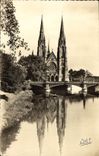 CPA Strasbourg Eglise St Pual et Pint de l'Universite