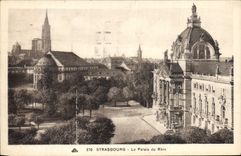 CPA Strasbourg Le Palais du Rhin 