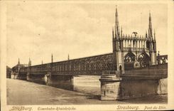 CPA Strasbourg Pont du Rhin 