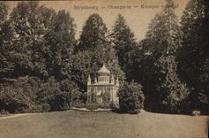 CPA Strasbourg Orangerie Kiosque oriental  