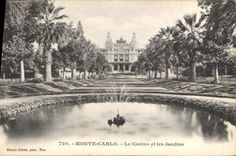 CPA Monte Carlo Le Casino et les Jardins 