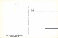 CPA Principaute de Monaco vue generale 