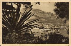 CPA Monte Carlo Entree Les Arbres 