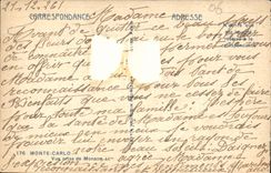 CPA Monte Carlo vue prise de Monaco 