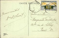 CPA Le Lac Blanc et la Digue 