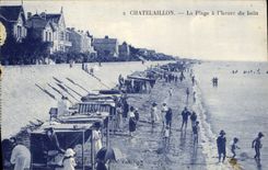 CPA Chatelaillon La Plage a Pheure du Bain 
