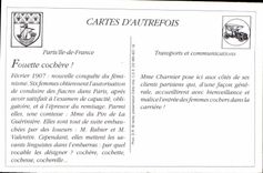 REPRO Paris Moderne Les Femmes cochers
