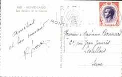 CPA Monte Carlo Les Jardins et le Casino 