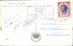 CPA Principaute de Monaco Facade et Jardin du Casino de Monte Carlo 