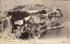 CPA Monaco Le Rocher 