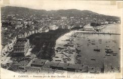 CPA Cannes Panorama pris du Mont Chevalier 
