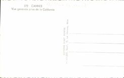 CPA Cannes Vue generale prise de la Californie 