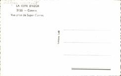 CPA Cannes vue prise de Super Cannes  