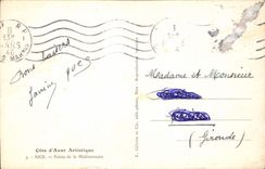 CPA Nice Palais de la Mediterranee 