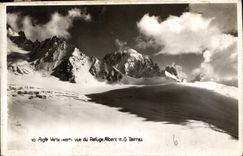 CPA Aiglee Verte vue du Refuge Albert 