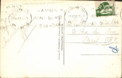 CPA Aiglee Verte vue du Refuge Albert 