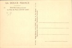CPA Tours Le Pont de Pierre 