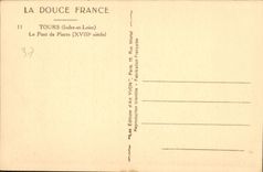CPA Tours Le Pont de Pierre 