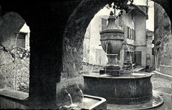 CPA St Paul de Vence La Fontaine 
